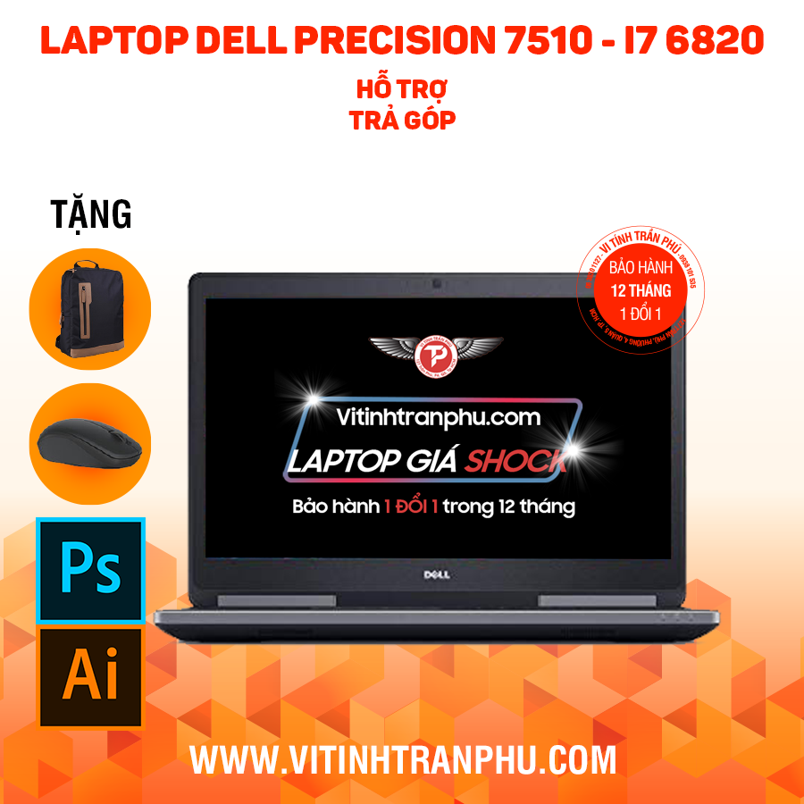 Laptop Dell Precision 7510 - Core I7 6820